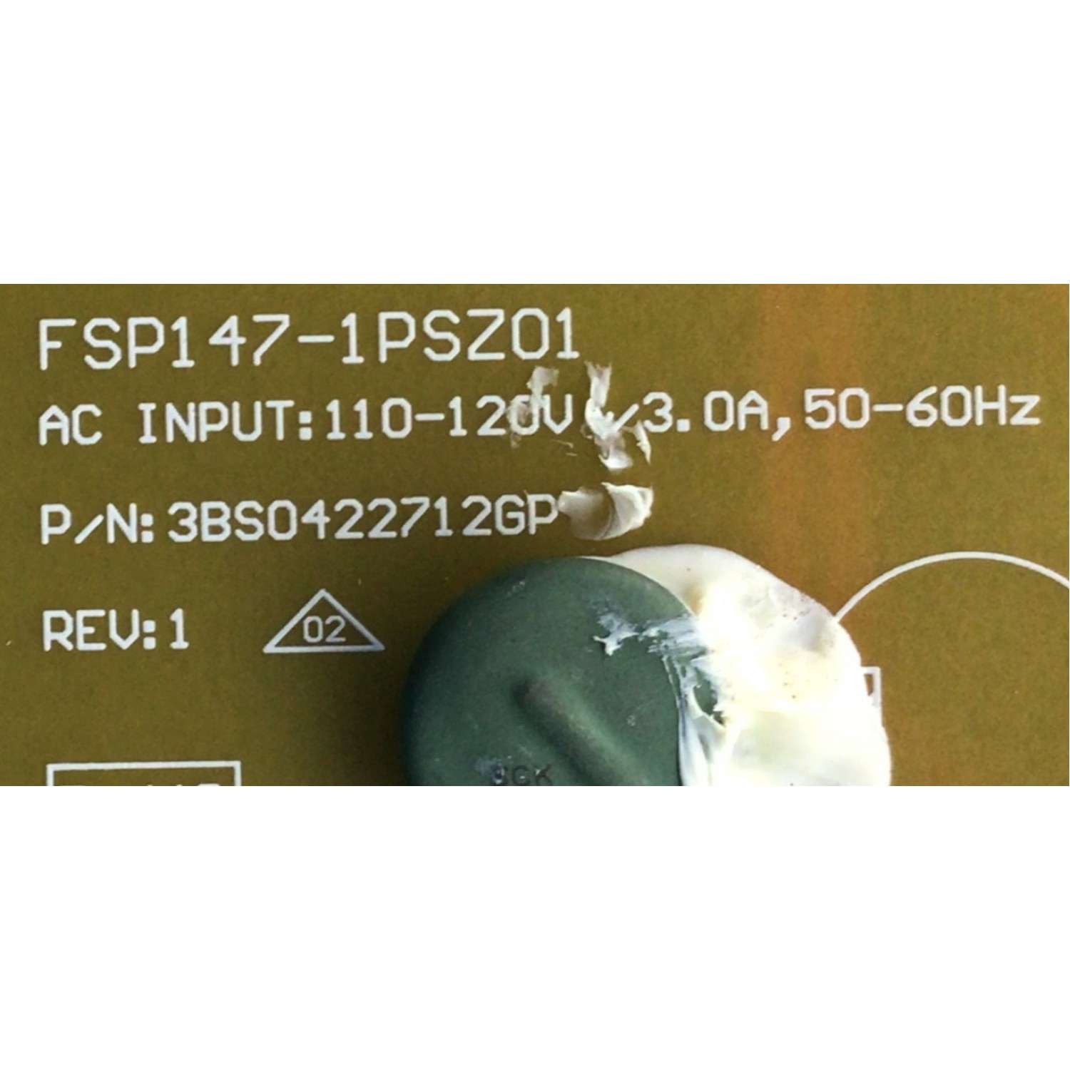 FUENTE DE PODER PARA TV SUNBRITETV HDR 4K UHD / NUMERO DE PARTE 0500-0605-1121 / 050006051121 / FSP147-1PSZ01 / 3BS0422712GP / MODELO SB-V-55-4KHDR - Imagen 2